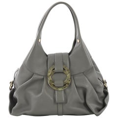 Bvlgari Chandra Hobo Leather Large