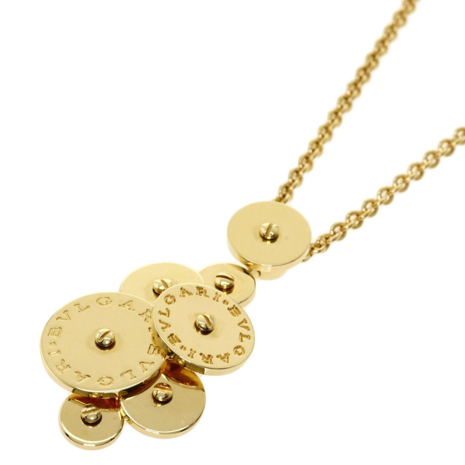Bvlgari Chicladi 7 Disc Necklace in 18K Yellow Gold

Additional Information:
Brand: Bvlgari
Gender: Women
Material: Yellow gold (18K)
Condition: Good
Condition details: The item has been used and has some minor flaws. Before purchasing, please refer