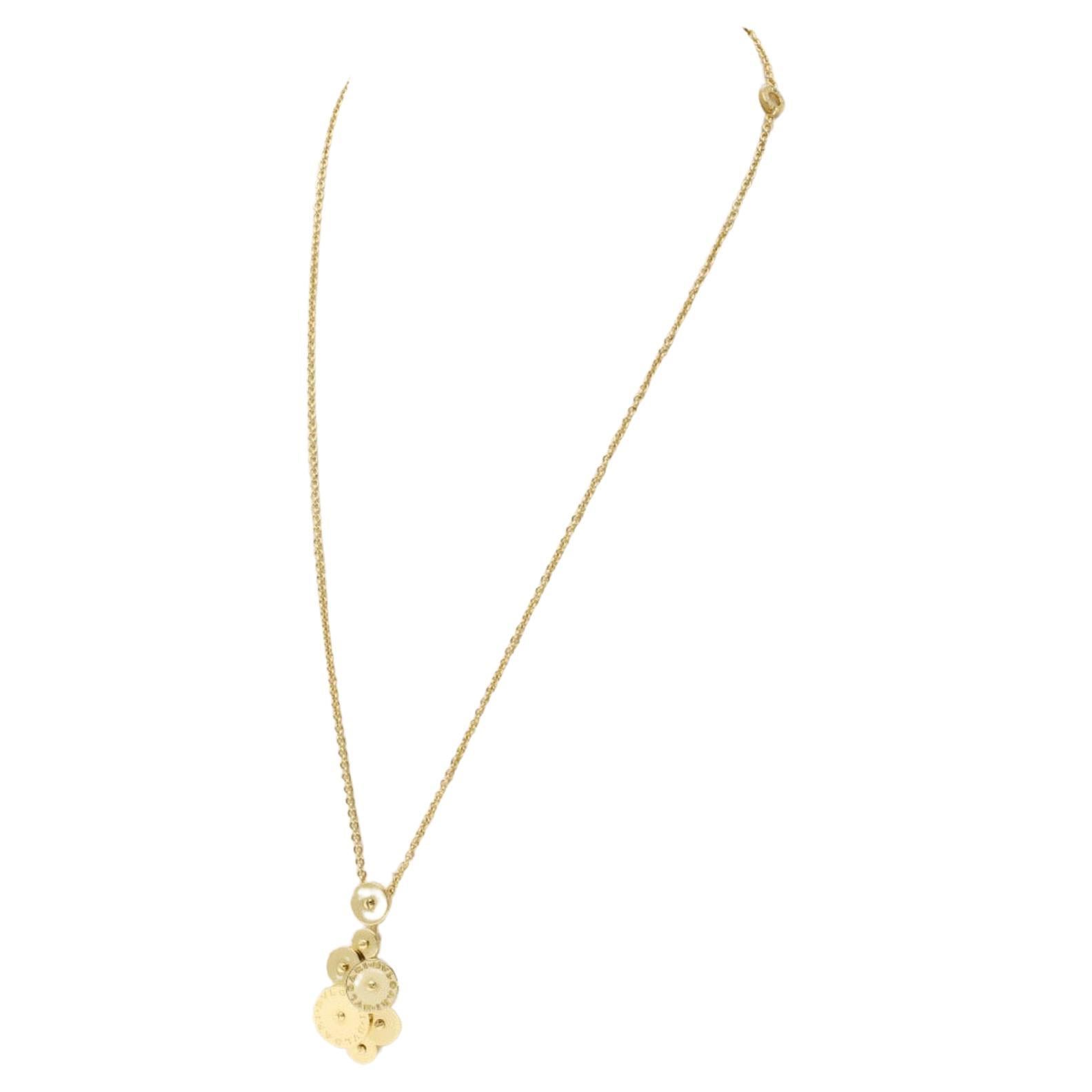 Bvlgari Chicladi 7 Disc Necklace in 18K Yellow Gold