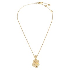 Bvlgari Cicladi 18K Yellow Gold Pendnat Necklace