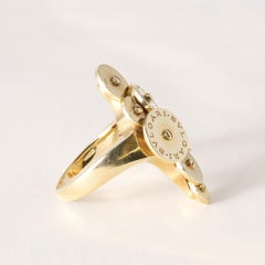 Bvlgari Cicladi 7 Disc 18K Yellow Gold Ring