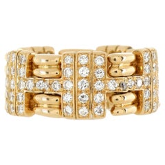 Bvlgari Cocktail Ring 18k Yellow Gold with Diamonds