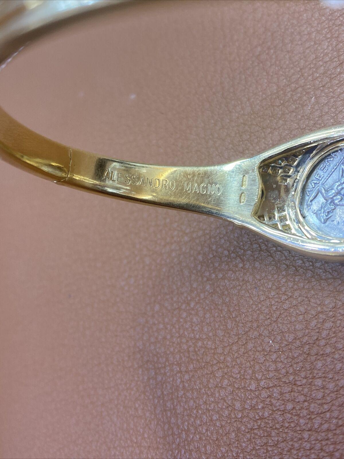 Bvlgari Münze-Diamant-Armband im Zustand „Hervorragend“ im Angebot in New York, NY