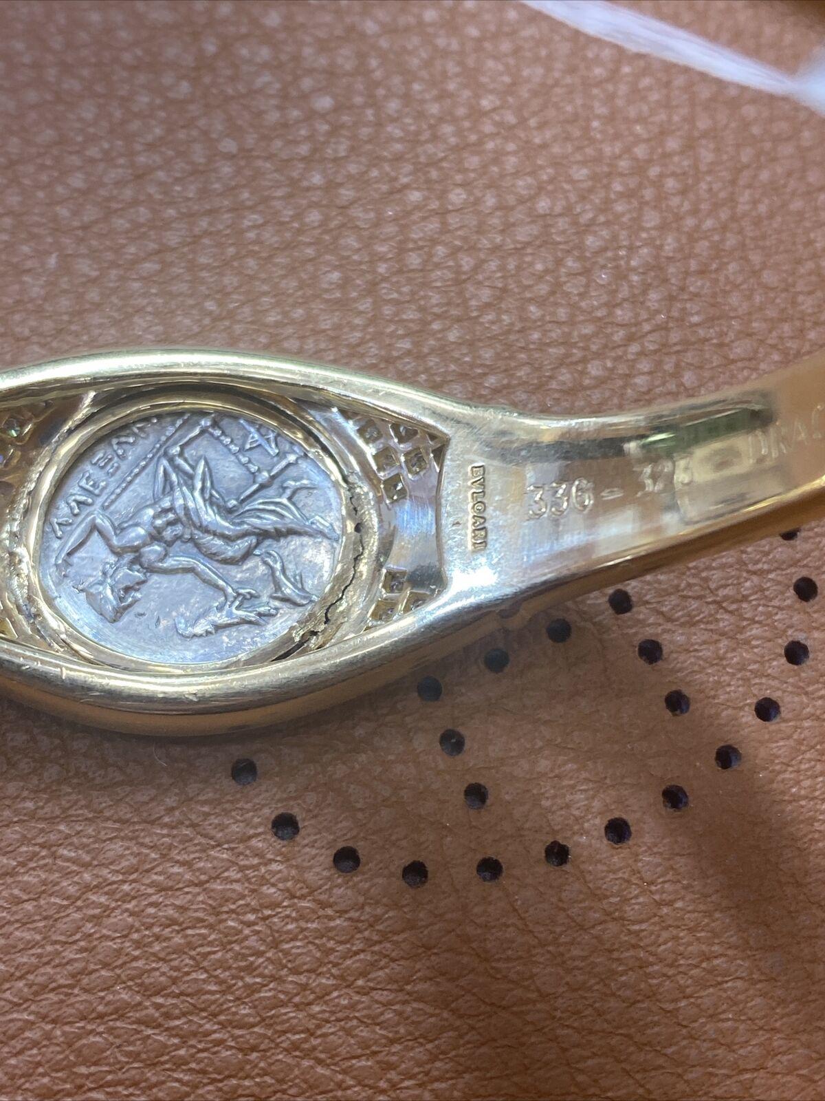 Bvlgari Münze-Diamant-Armband für Damen oder Herren im Angebot