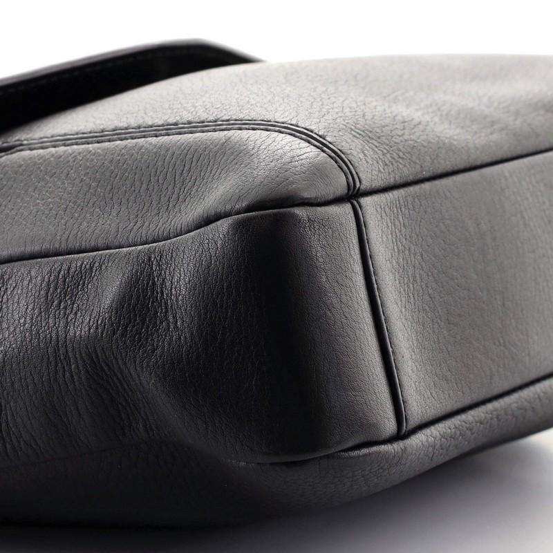 Bvlgari Convertible Envelope Flap Briefcase Leather Medium 1