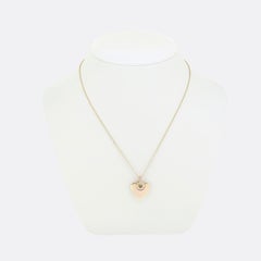 Bvlgari Cuore Diamond Heart Pendant Necklace