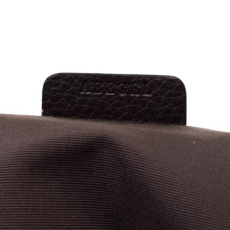 Bvlgari Dark Brown Signature Fabric and Leather Shoulder Bag For Sale ...