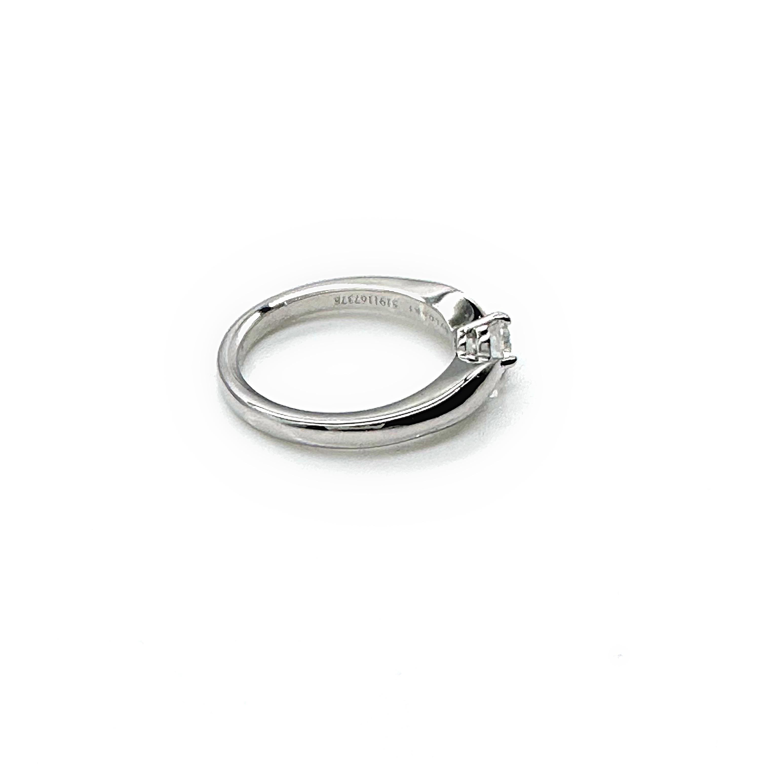 Bvlgari Dedicata a Venezia Torcello Round Diamond 0.30 Tcw Engagement Ring For Sale 6