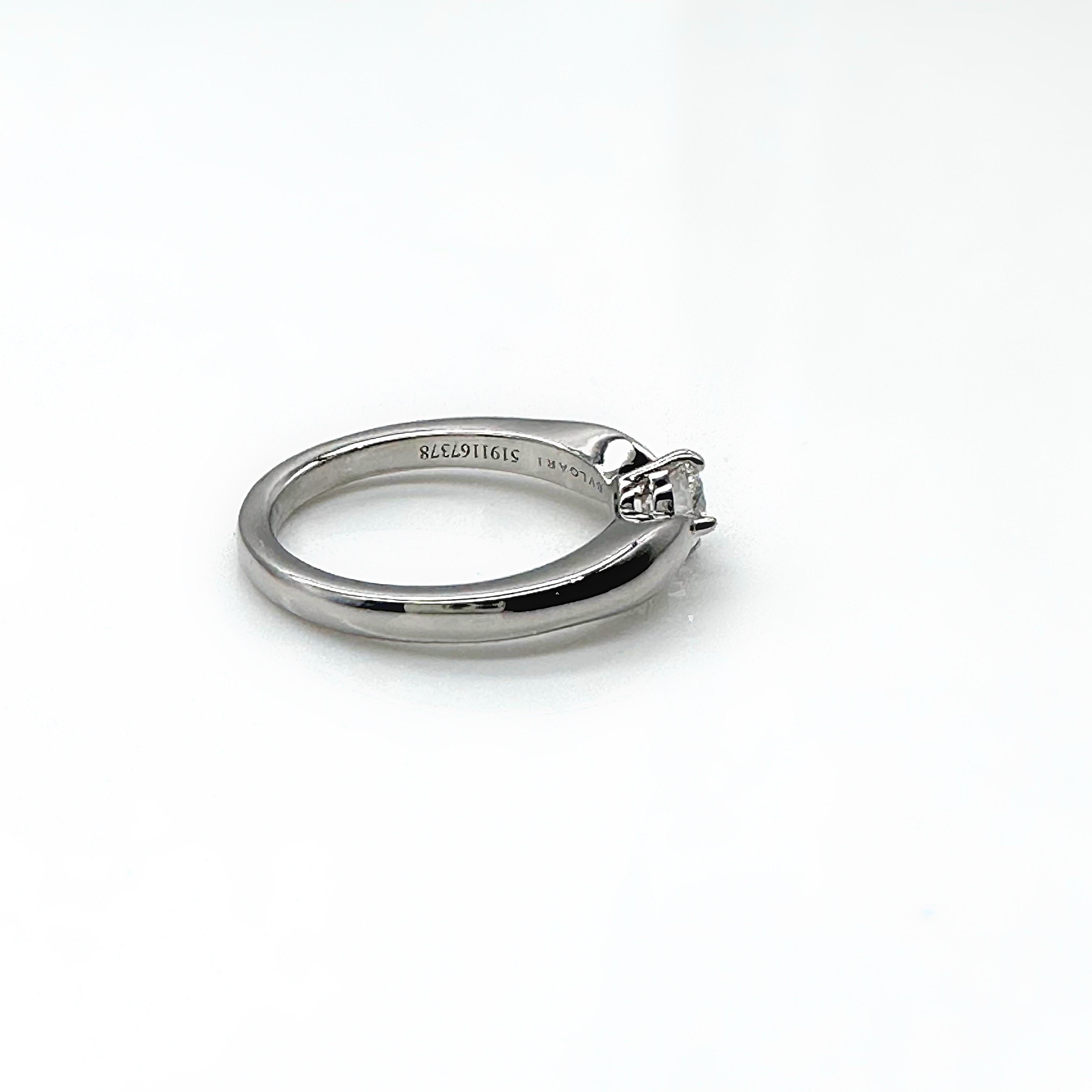 Bvlgari Dedicata a Venezia Torcello Round Diamond 0.30 Tcw Engagement Ring For Sale 7