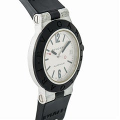 Bvlgari Diagono AL 38 A, Black Dial, Certified and Warranty