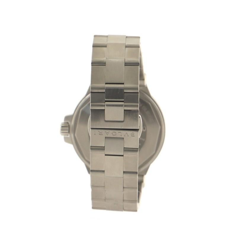 Bvlgari Diagono Automatic Watch Stainless Steel 40 In Good Condition In New York, NY