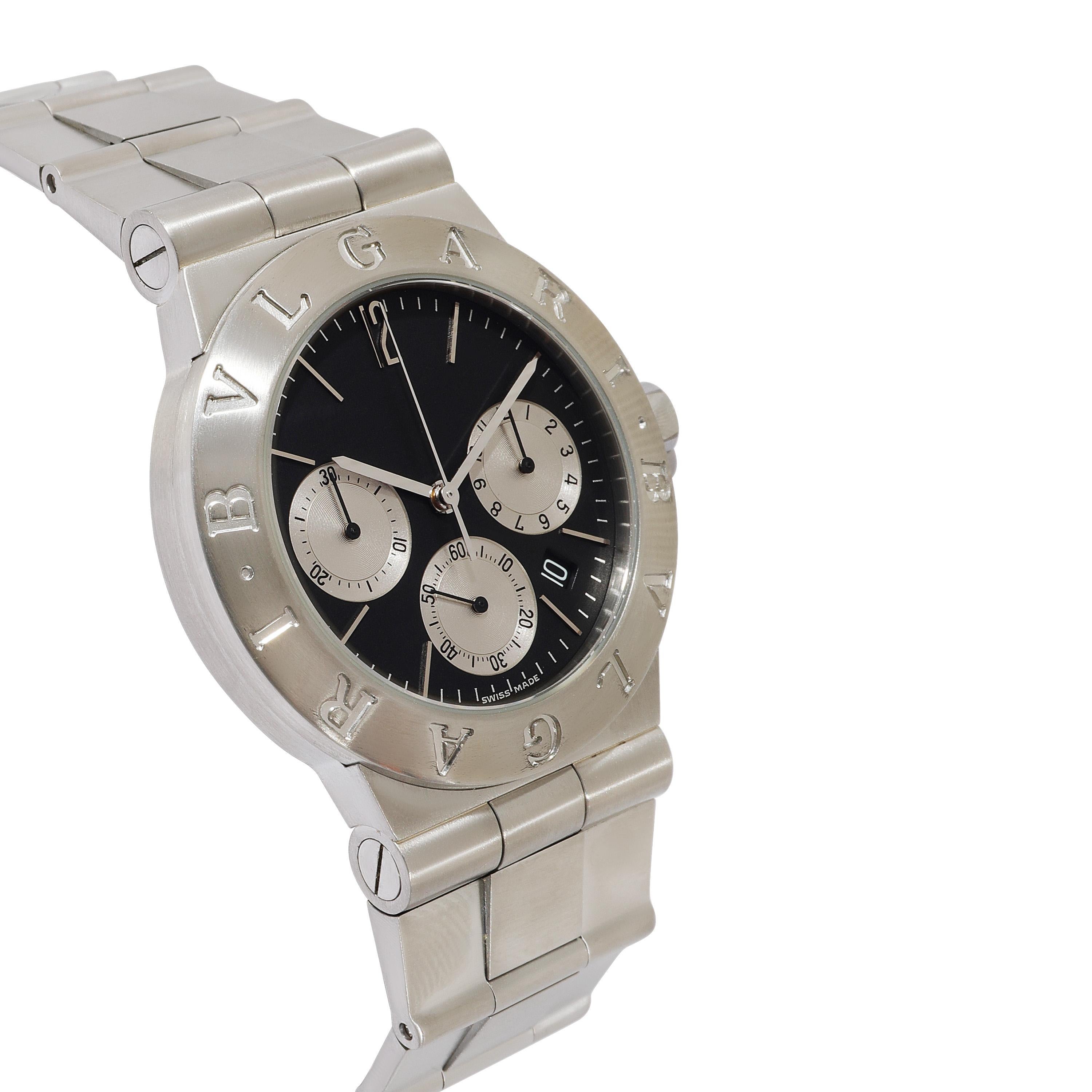 Bvlgari Diagono CH 35 S Unisex-Uhr aus Edelstahl 1