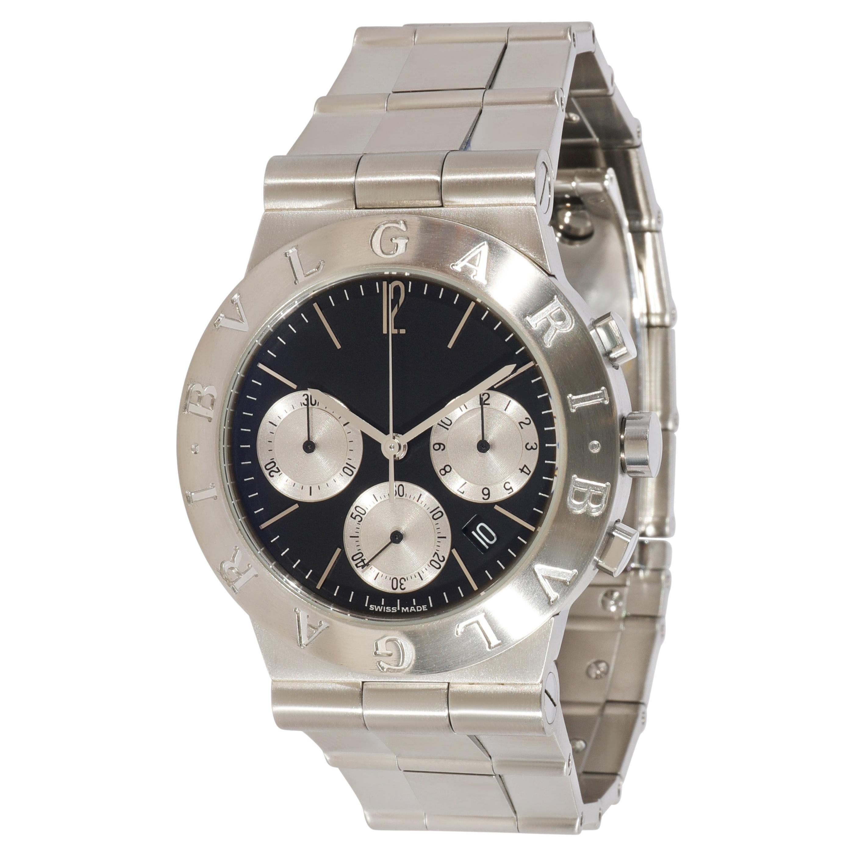 Bvlgari Diagono CH 35 S Unisex Watch in Stainless Steel For Sale at 1stDibs
