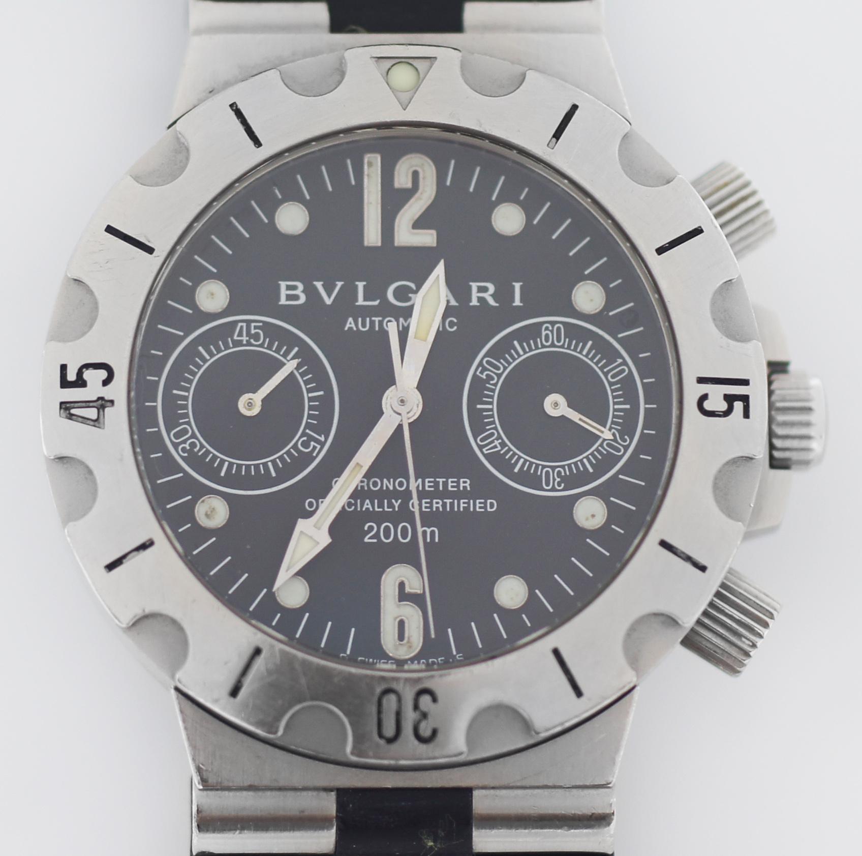 bvlgari diagono scuba chronograph