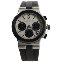 Bvlgari Diagono Chronograph Automatic Watch Ceramic with Stainless Steel