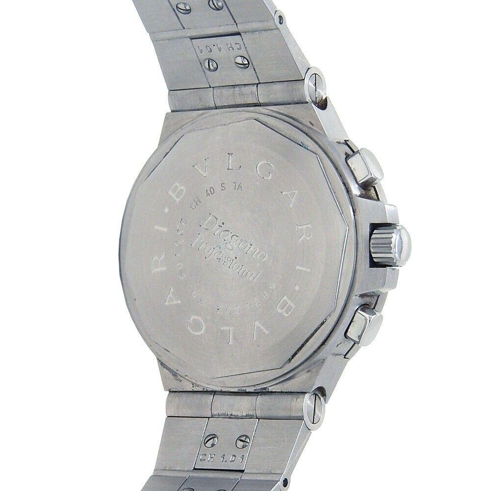 Bvlgari Diagono Chronograph Stainless Steel Automatic Men's Watch CH40STA For Sale 2