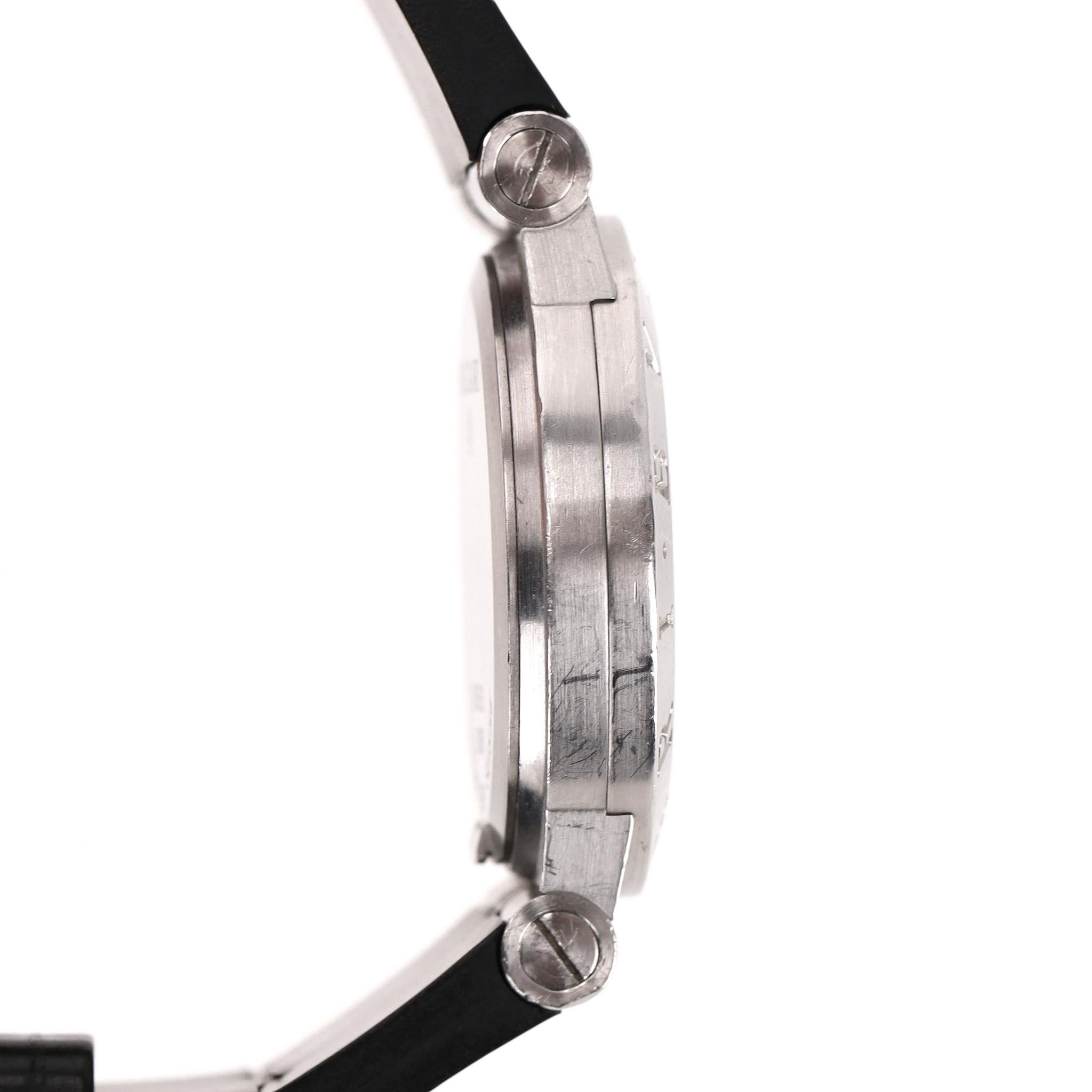 Orologio cronografo Bvlgari Diagono in acciaio con cinturino in ceramica in vendita 6