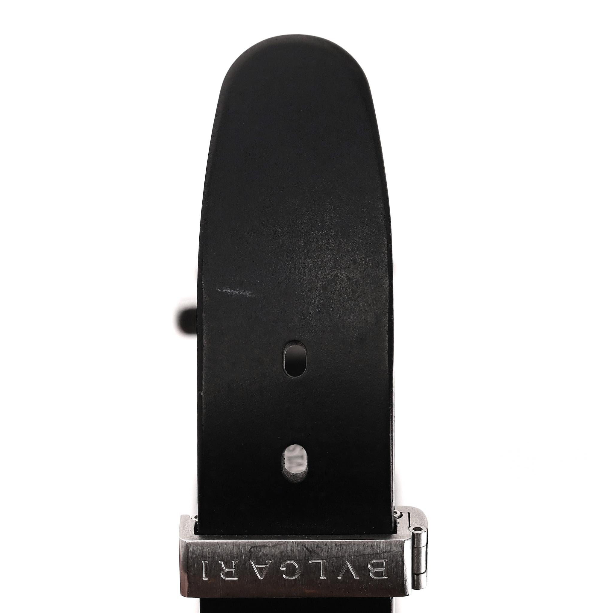 Orologio cronografo Bvlgari Diagono in acciaio con cinturino in ceramica in vendita 8