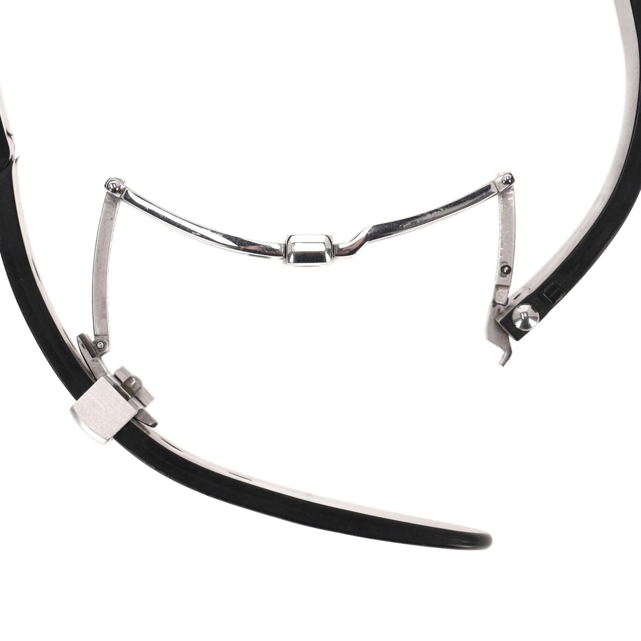 Orologio cronografo Bvlgari Diagono in acciaio con cinturino in ceramica in vendita 10