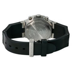 Bvlgari Diagono SC38S Scuba Chronograph Automatic Unisex Watch SS and Rubber