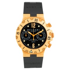 Bvlgari Diagono Scuba Chronograph Herrenuhr aus Gelbgold SC 38 G