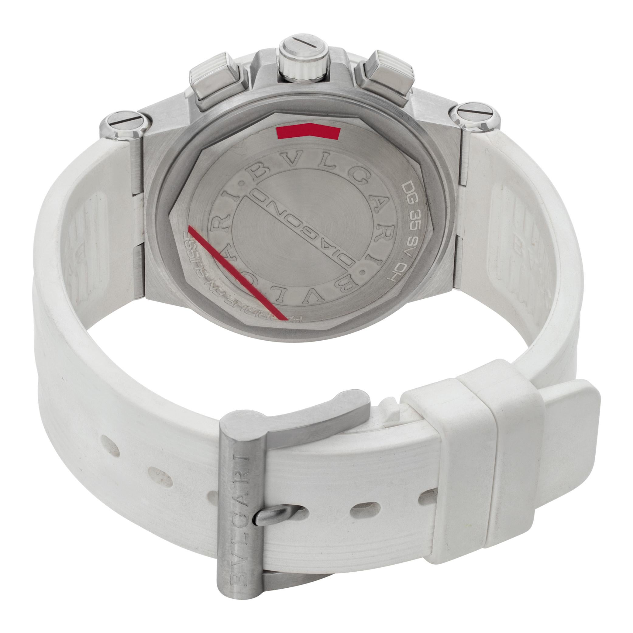 Men's Bvlgari Diagono stainless steel Automatic Wristwatch Ref dg 35 sv ch