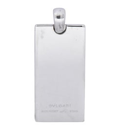 Bvlgari Diamond 18 Karat Gold Italian Ingot Bar Charm Pendant