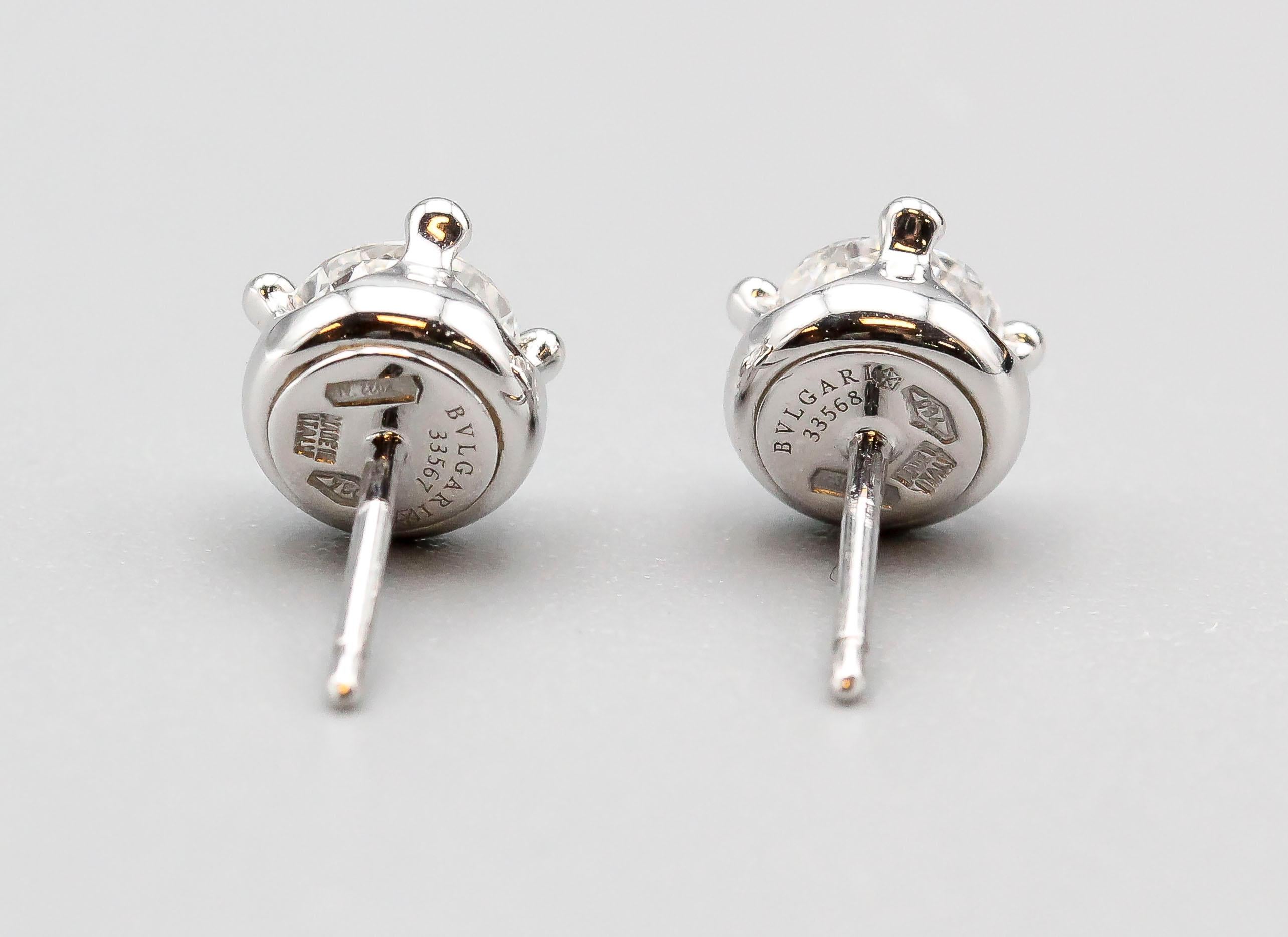 bvlgari diamond studs