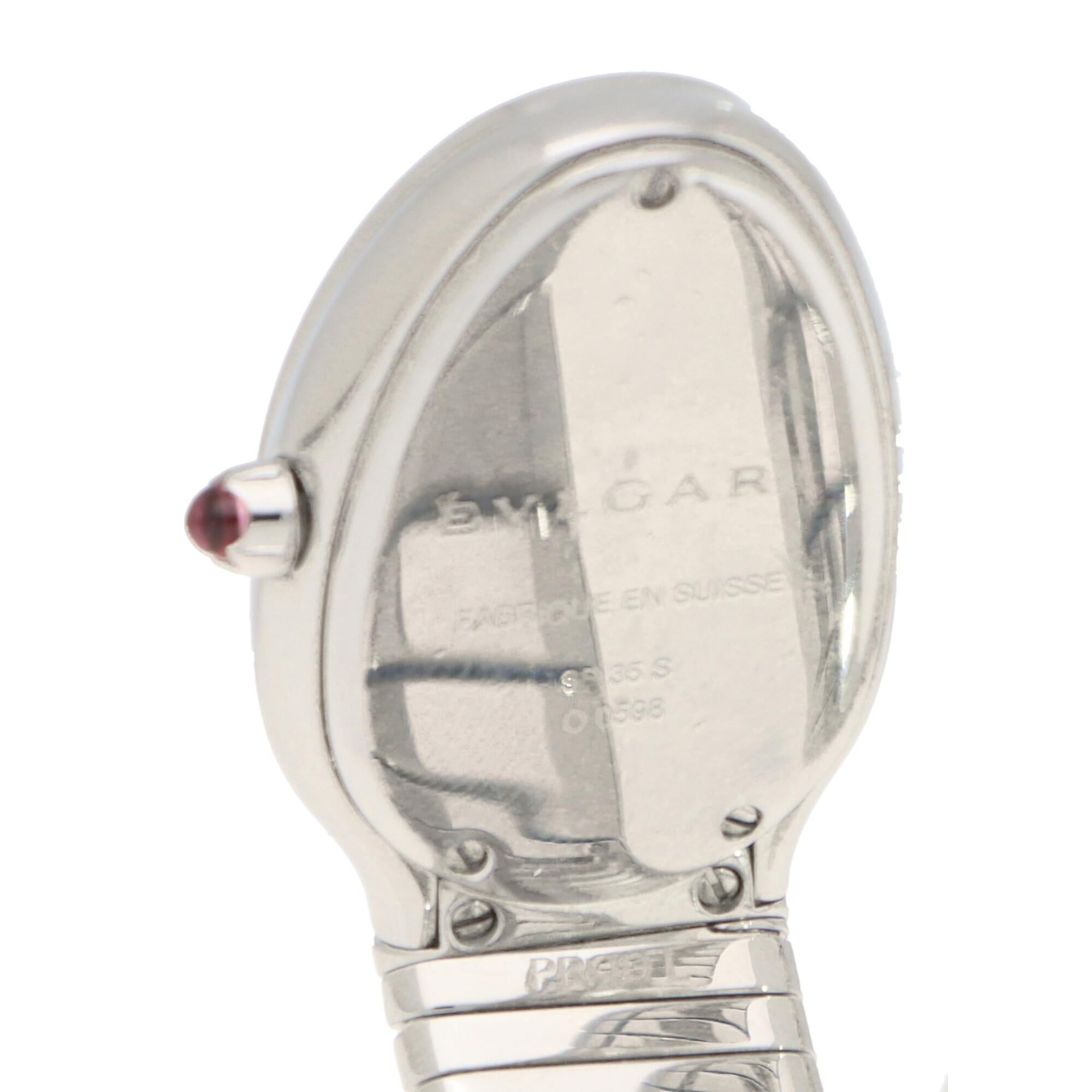 bvlgari serpenti watch on wrist