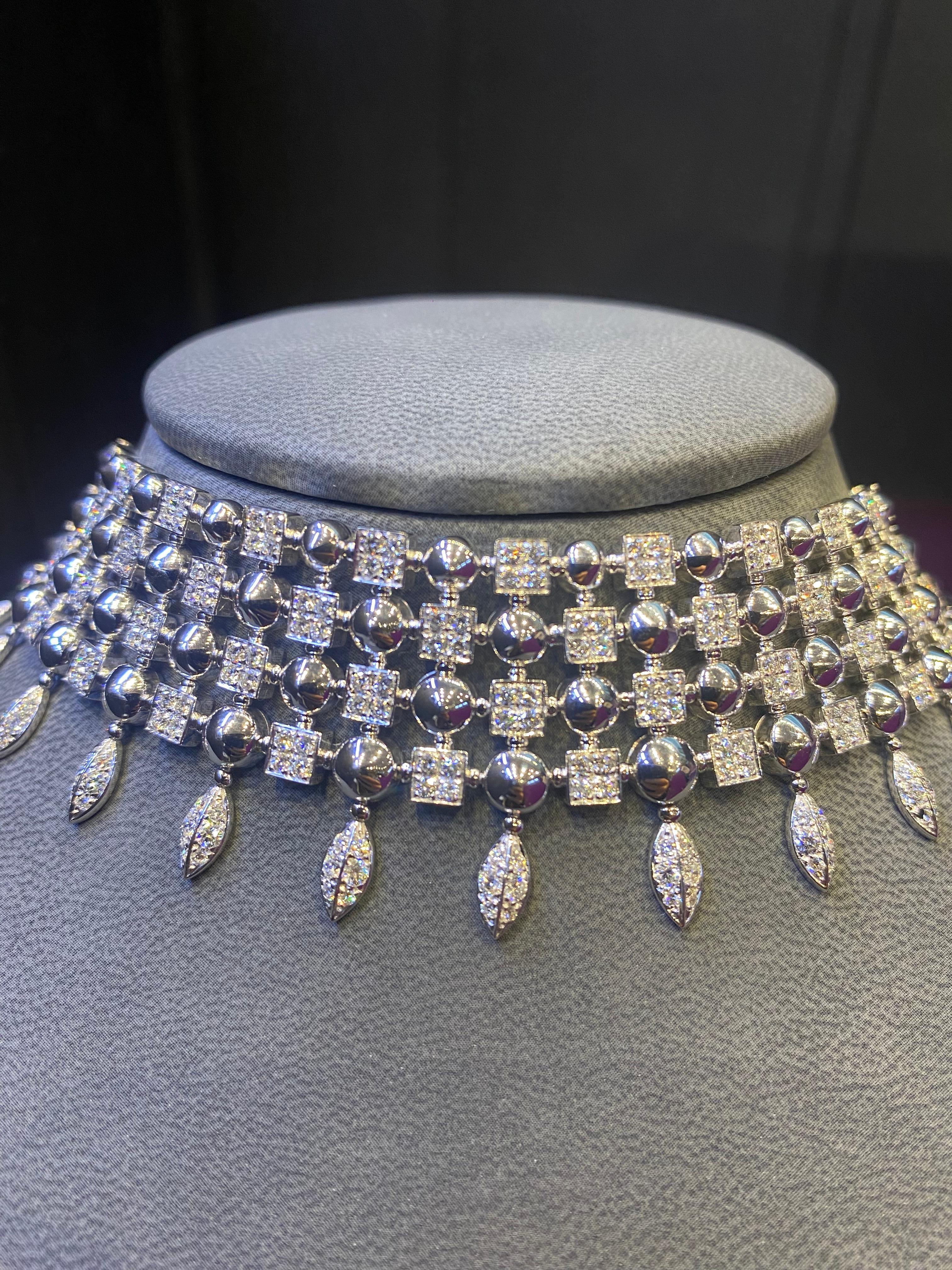 Bvlgari Diamond Choker Necklace 5