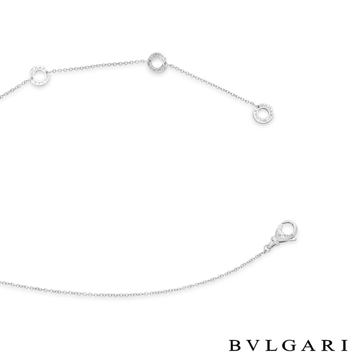 Bvlgari Diamant- Corona-Halskette 1,02 Karat GIA zertifiziert im Zustand „Hervorragend“ im Angebot in London, GB