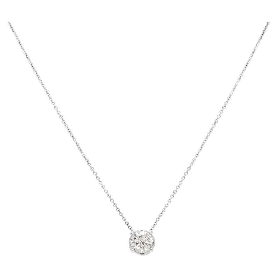 Bvlgari Diamond Corona Necklace 1.02 Carat GIA Certified