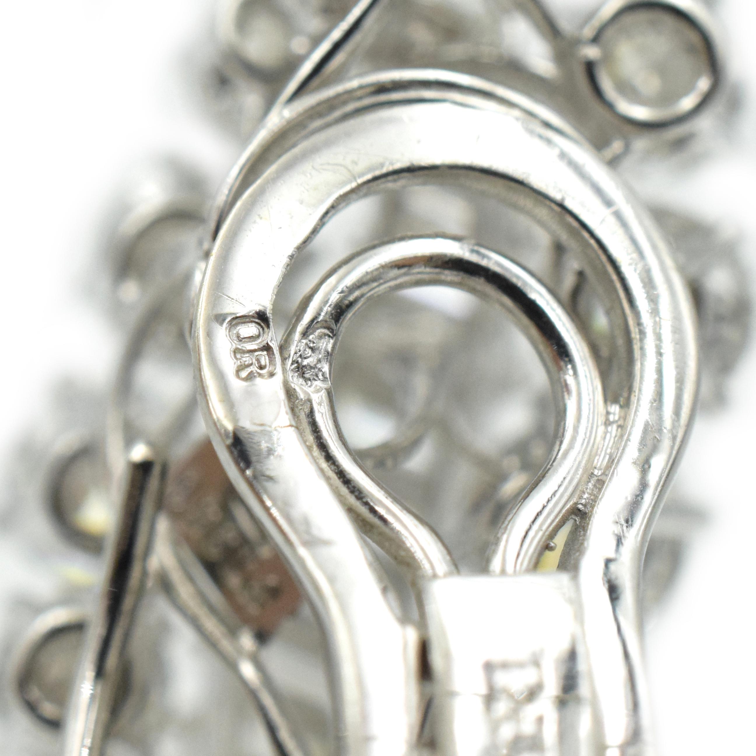 Bvlgari Diamond  Ear-Clips Platinum For Sale 1