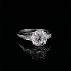 Bvlgari Diamond Engagement Ring, Platinum 2.02 Carat
