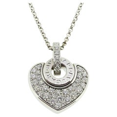 Bvlgari Diamond Heart Necklace