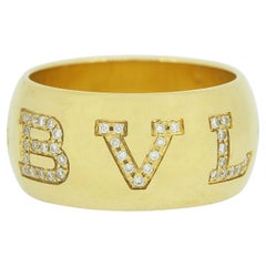 Bvlgari Diamond Monologo Ring Size N (54)