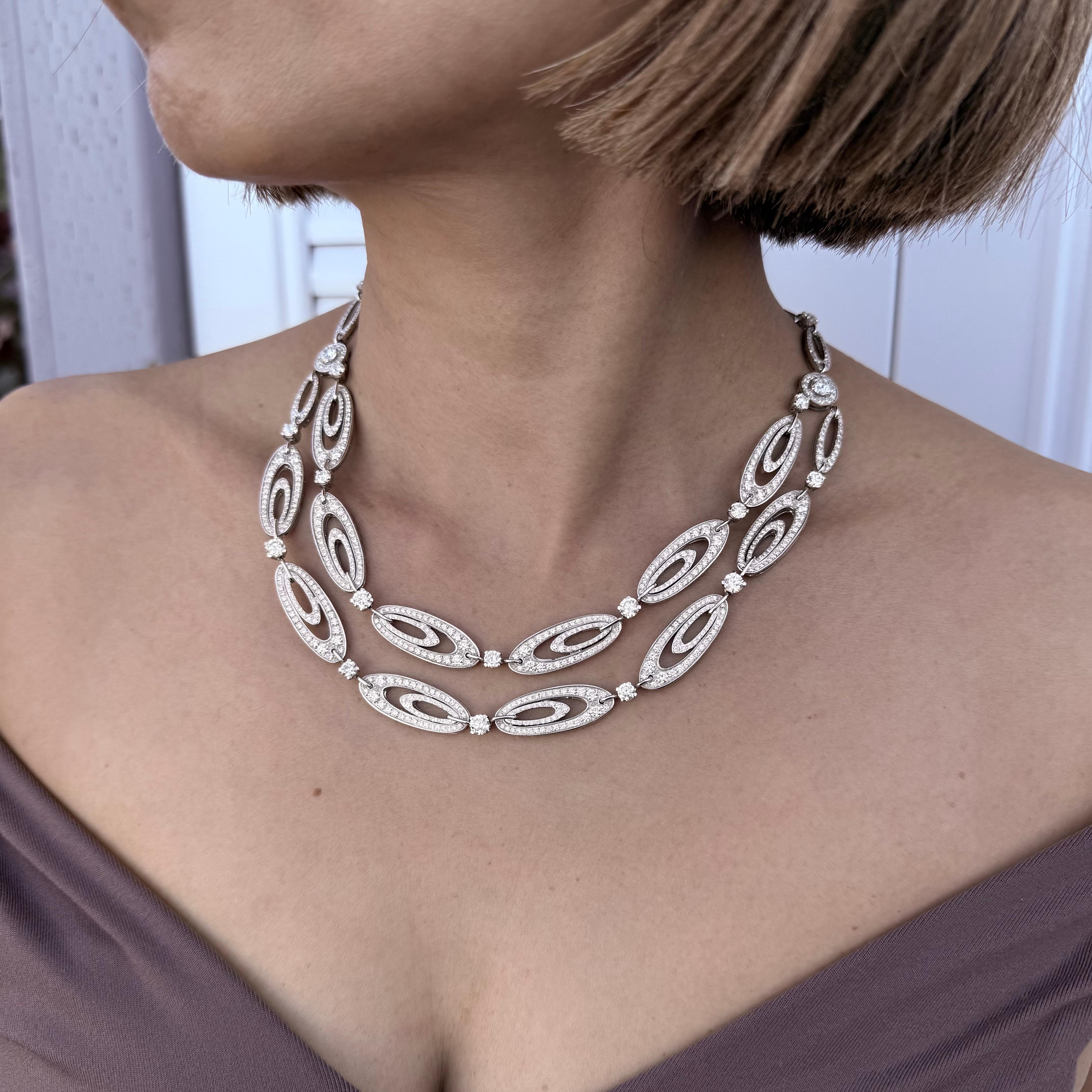 BVLGARI Diamond Necklace Circa 2008 For Sale 6