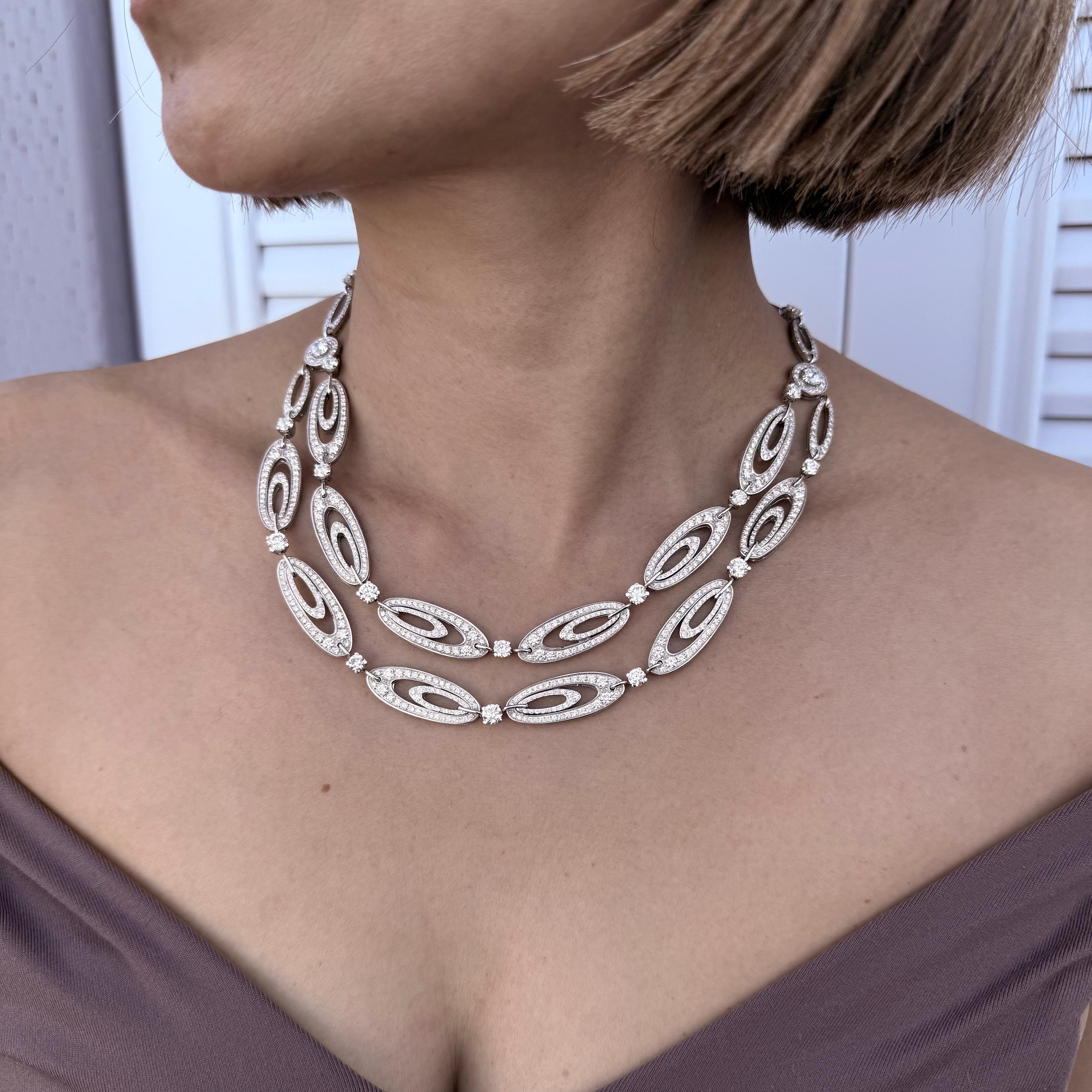 BVLGARI Diamond Necklace Circa 2008 For Sale 3
