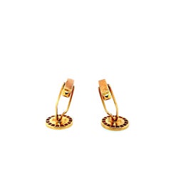 Bvlgari Diamond Onyx Cufflinks