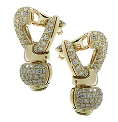 Bvlgari Diamond Pigne Ear Clips