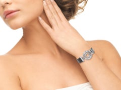 Bvlgari Diamond Shagreen Bracelet