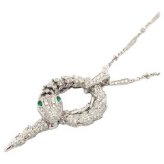 Bvlgari, Collana con serpente di diamanti