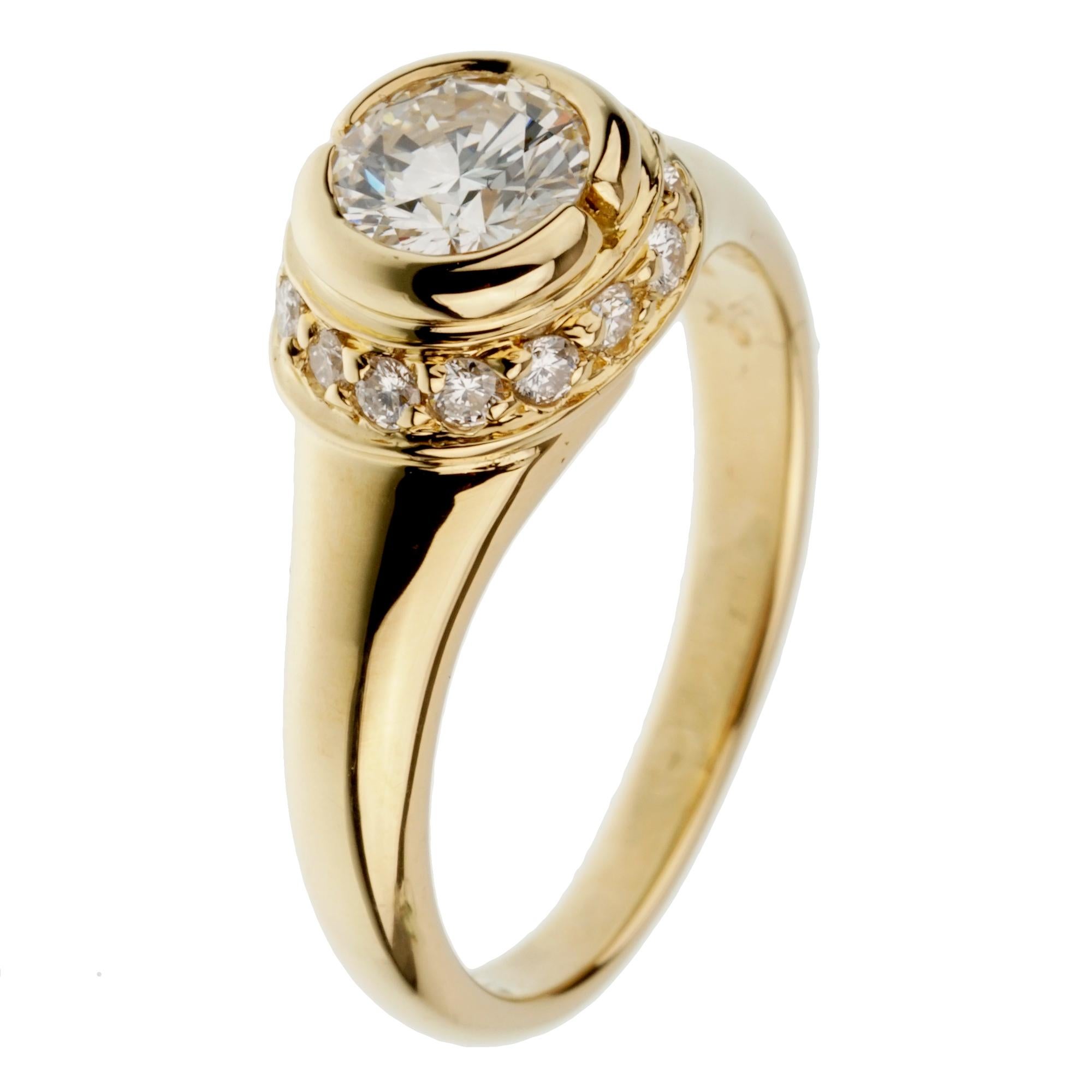 bulgari yellow diamond ring