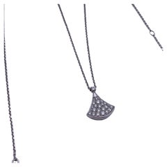 Bvlgari Diamond White Gold Divas' Dream Pendant Necklace