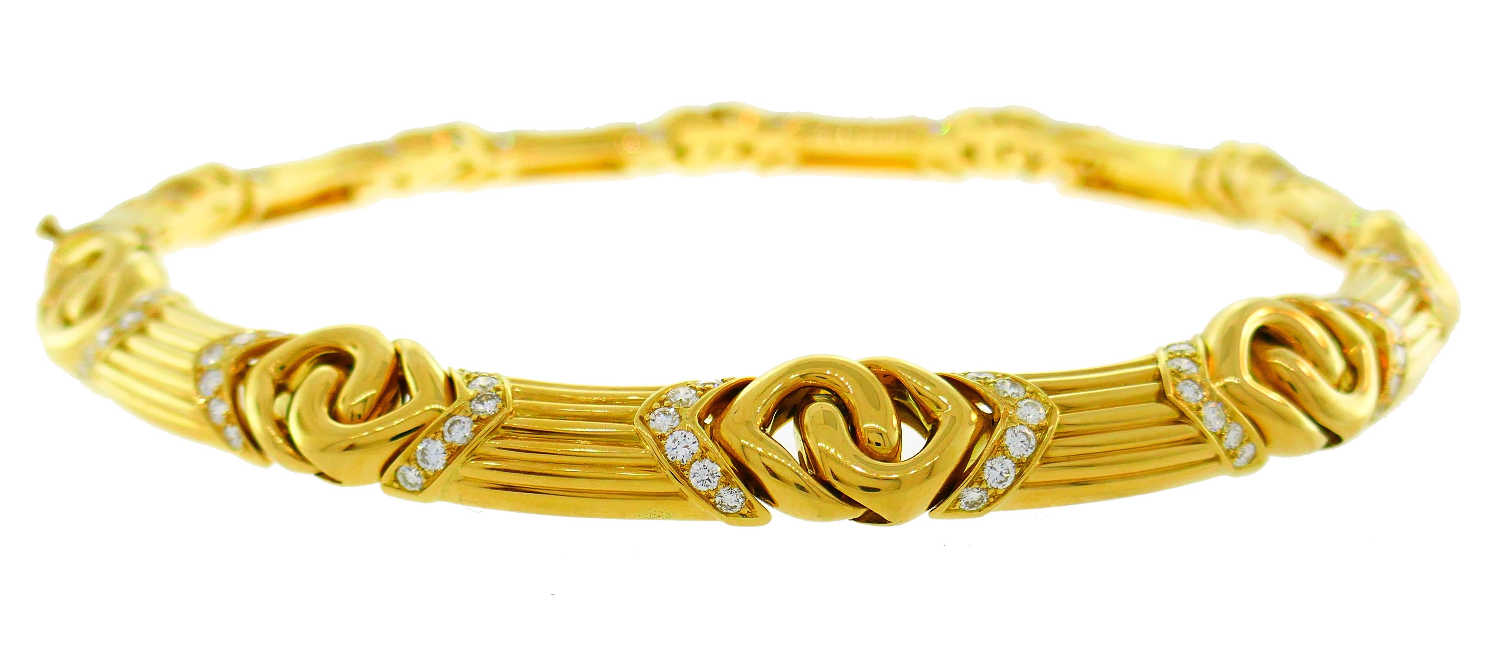 Bvlgari Diamond Yellow Gold Necklace Bulgari 1