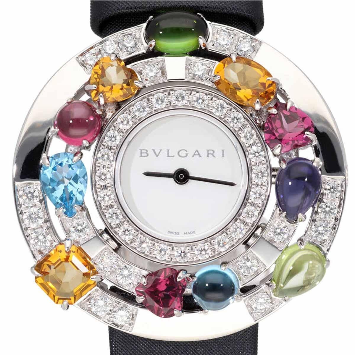 ■Product Number: 25020124
■Brand: BVLGARI
■Product Name: Astrale Cerchi Watch 36mm
■Model Number: AEW36G
■Material: Diamonds,Colored stones,750 K18WG white gold, satin
■Wrist Size: L Size Approx. 19cm / 7.48inch
■Belt Width: Approx. 15mm /