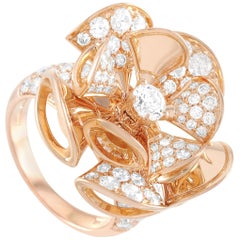 Bvlgari Divas' Dream 18 Karat Rose Gold 3.20 Carat Diamond Ring