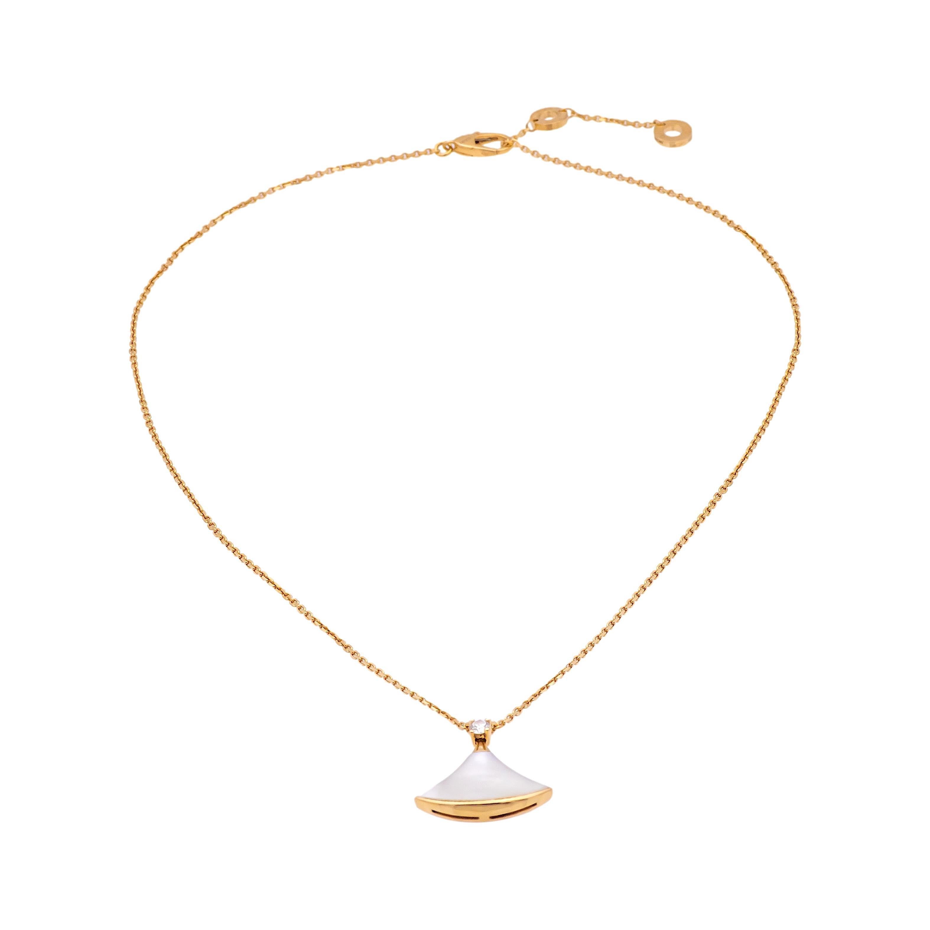 BVLGARI Diva's Dream 18K Rose Gold Pendant Necklace 1