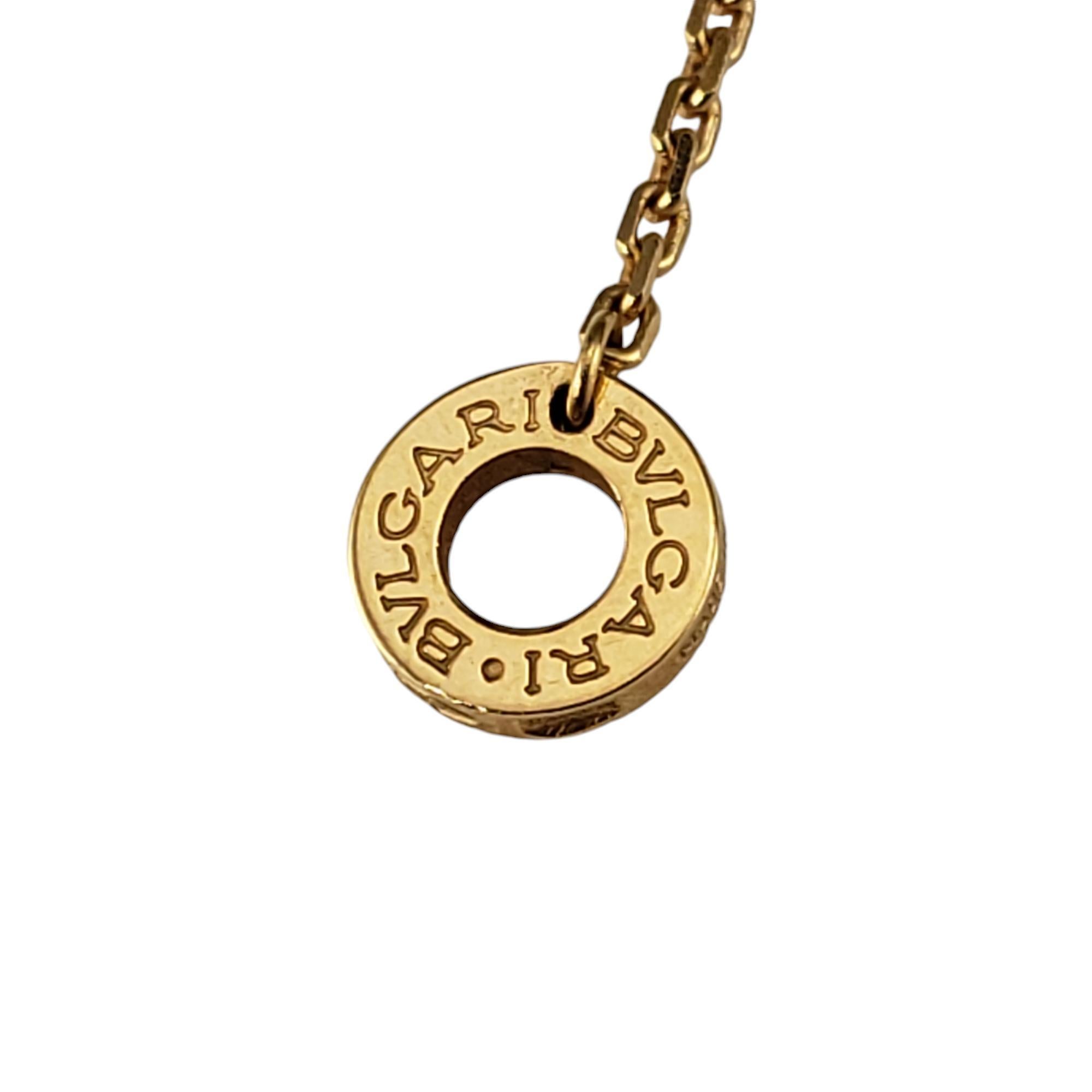 Bvlgari Divas Dream 18K Yellow Gold Mother of Pearl & Diamond Necklace #18511 1