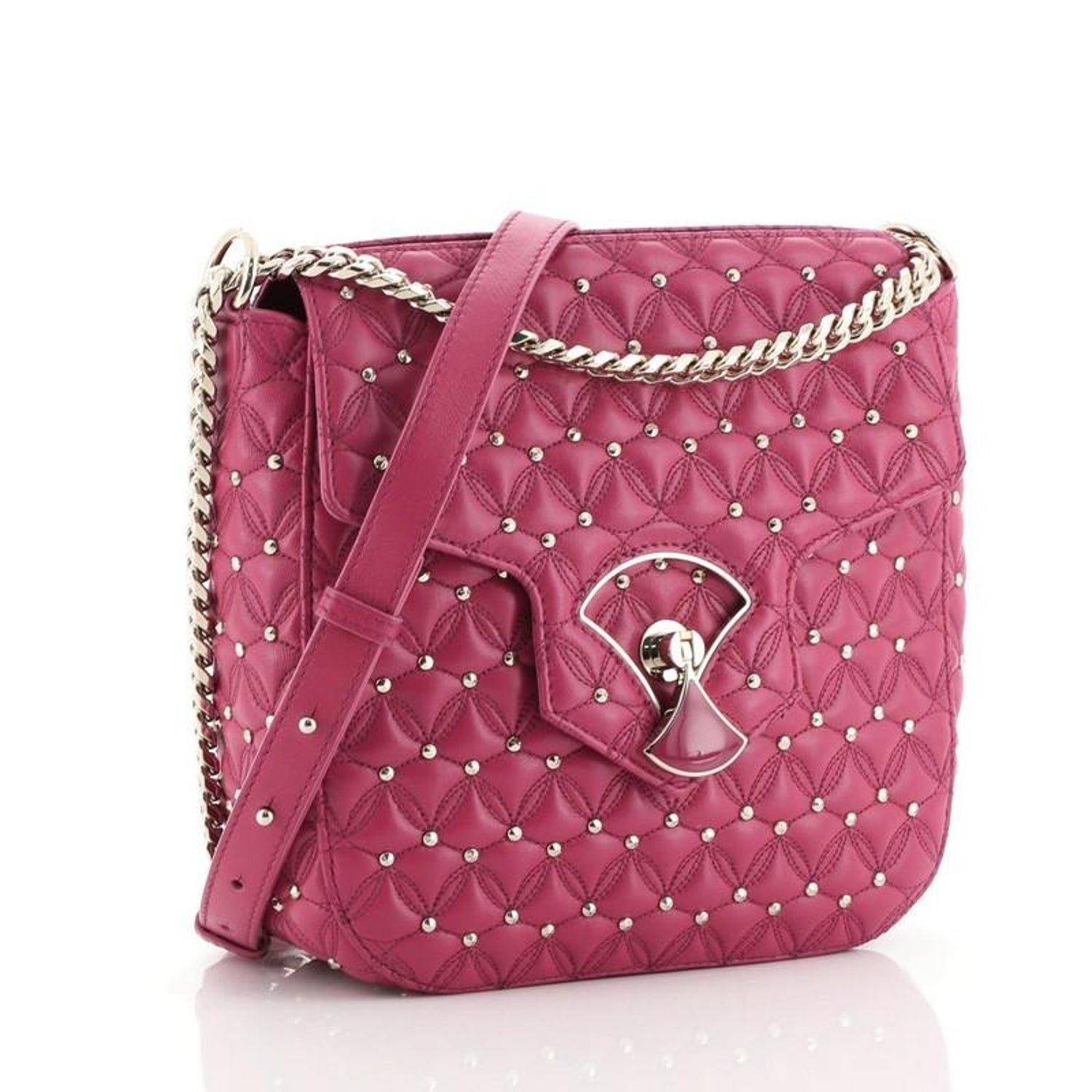 Bvlgari Divas Dream Bag Quilted Leather Medium At 1stdibs